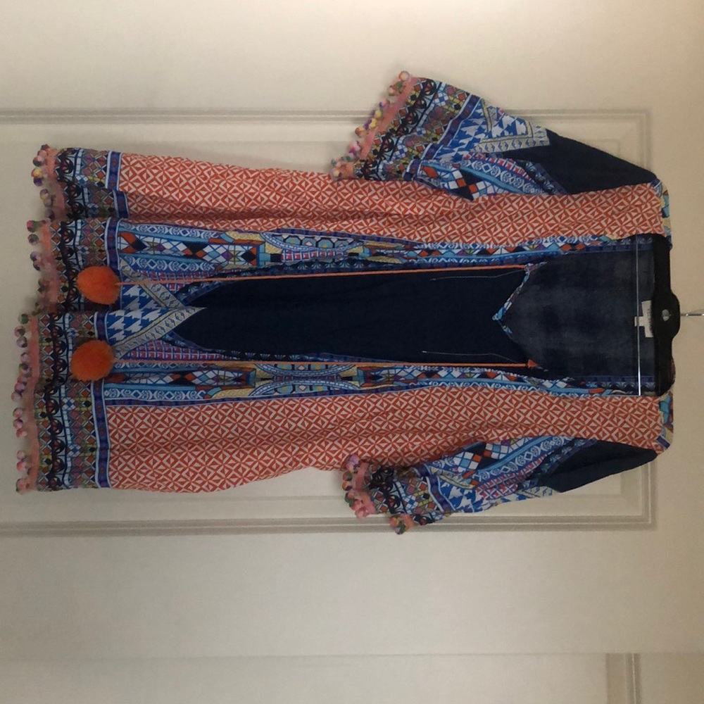 Boho Beach Cover zip